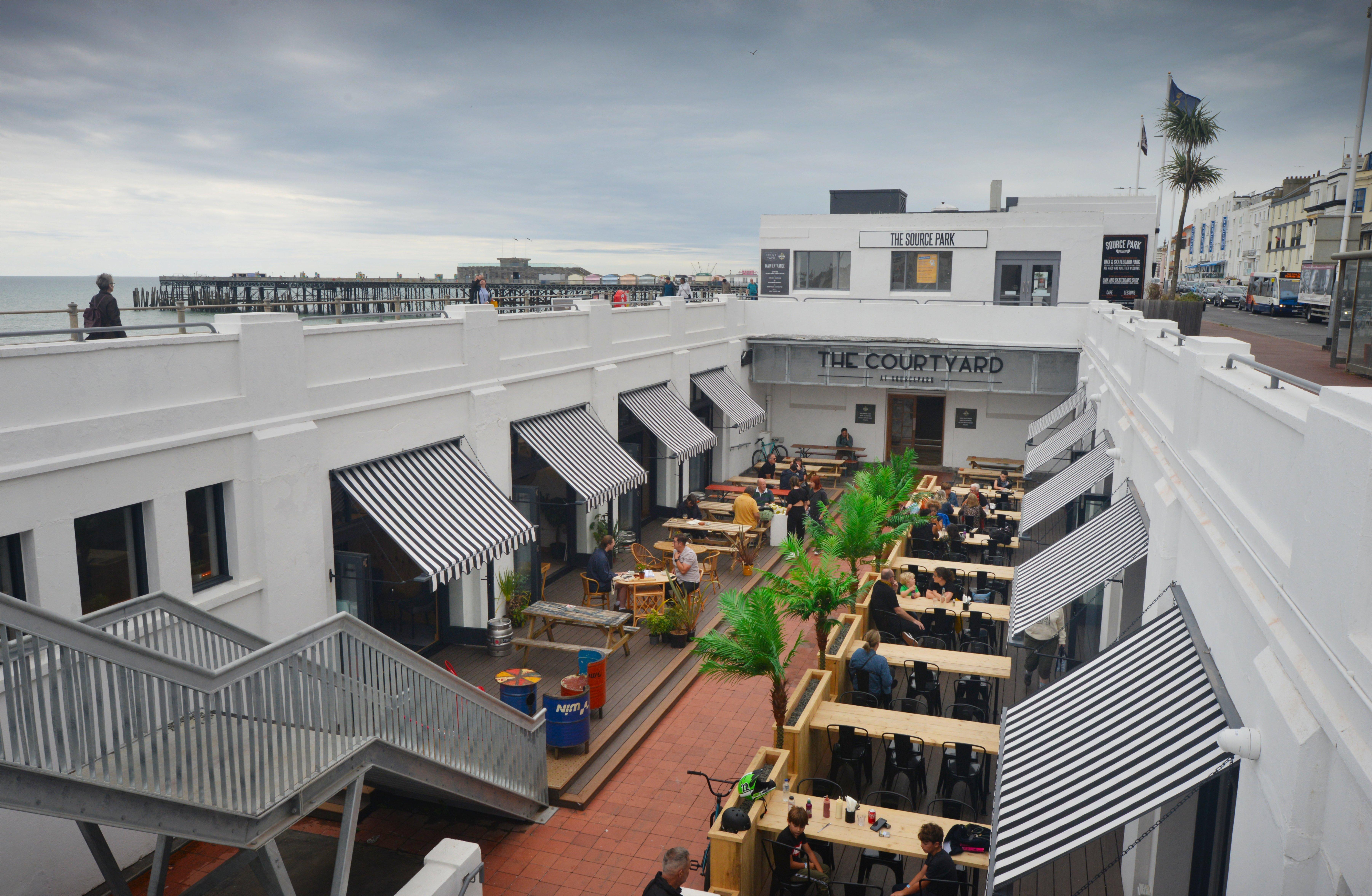 The Courtyard in Hastings. SUS-210208-143053001