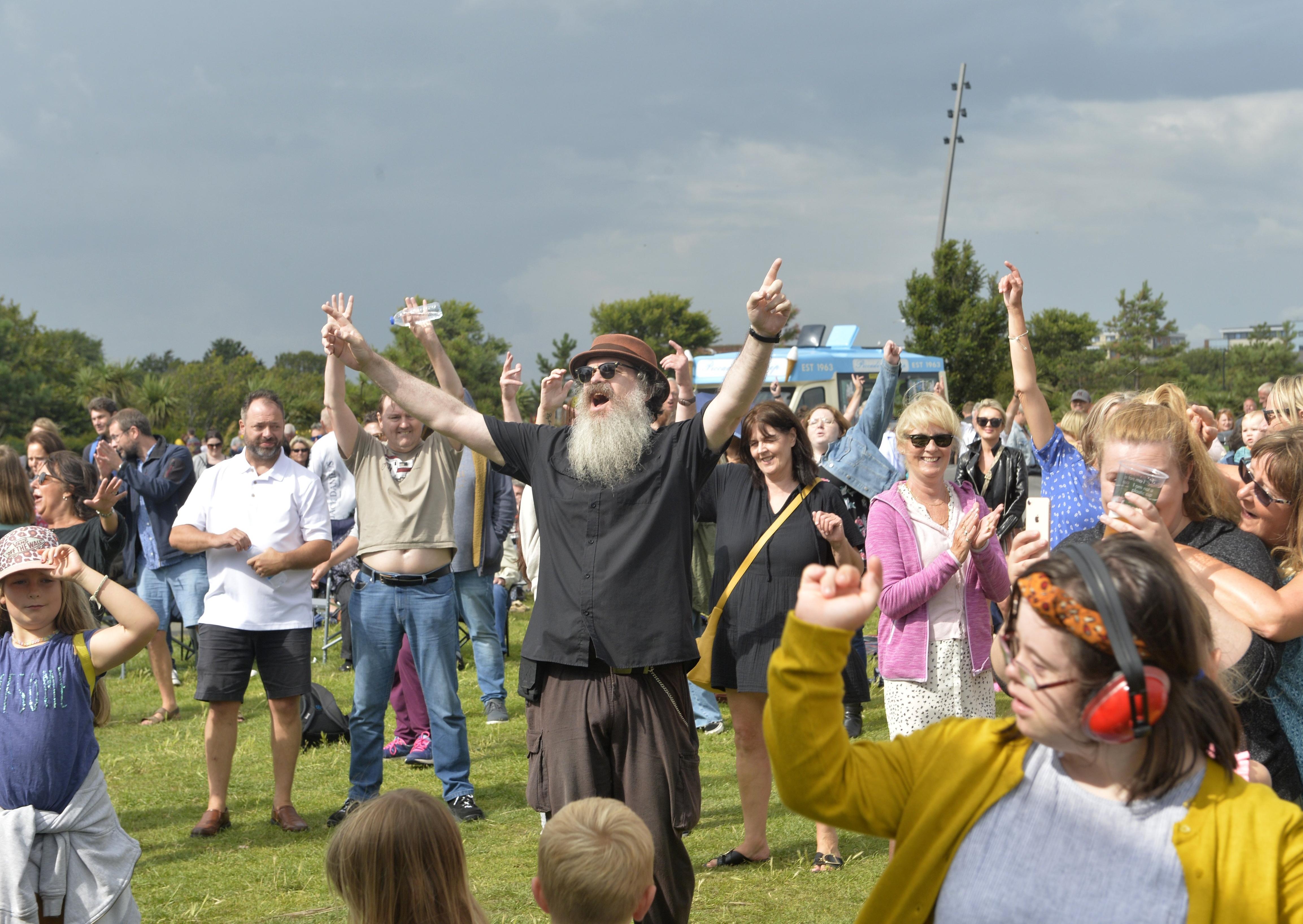 Everyone welcomed the return to live music (Photo by Jon Rigdy)