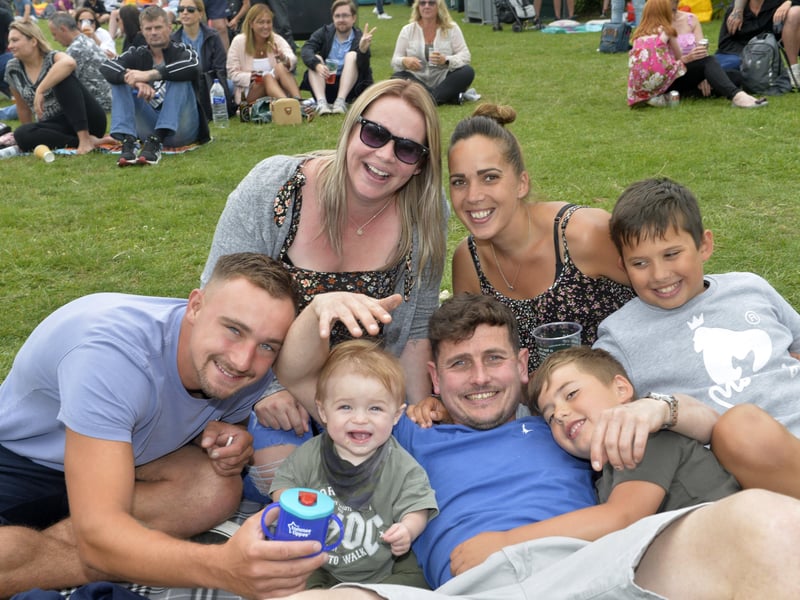 People enjoying the festival. (Photo by Jon Rigby)