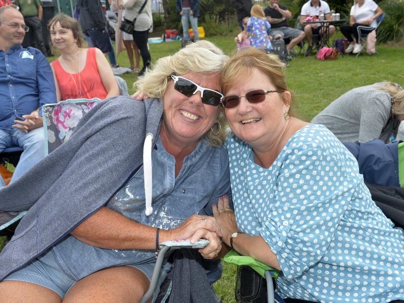 Festival-goers. (Photo by Jon Rigby)