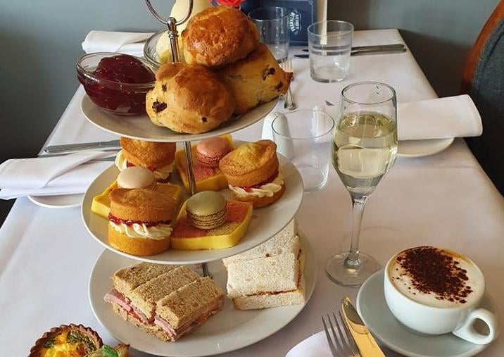 Afternoon Tea at Homme Nouveau in Market Place, Whittlesey.