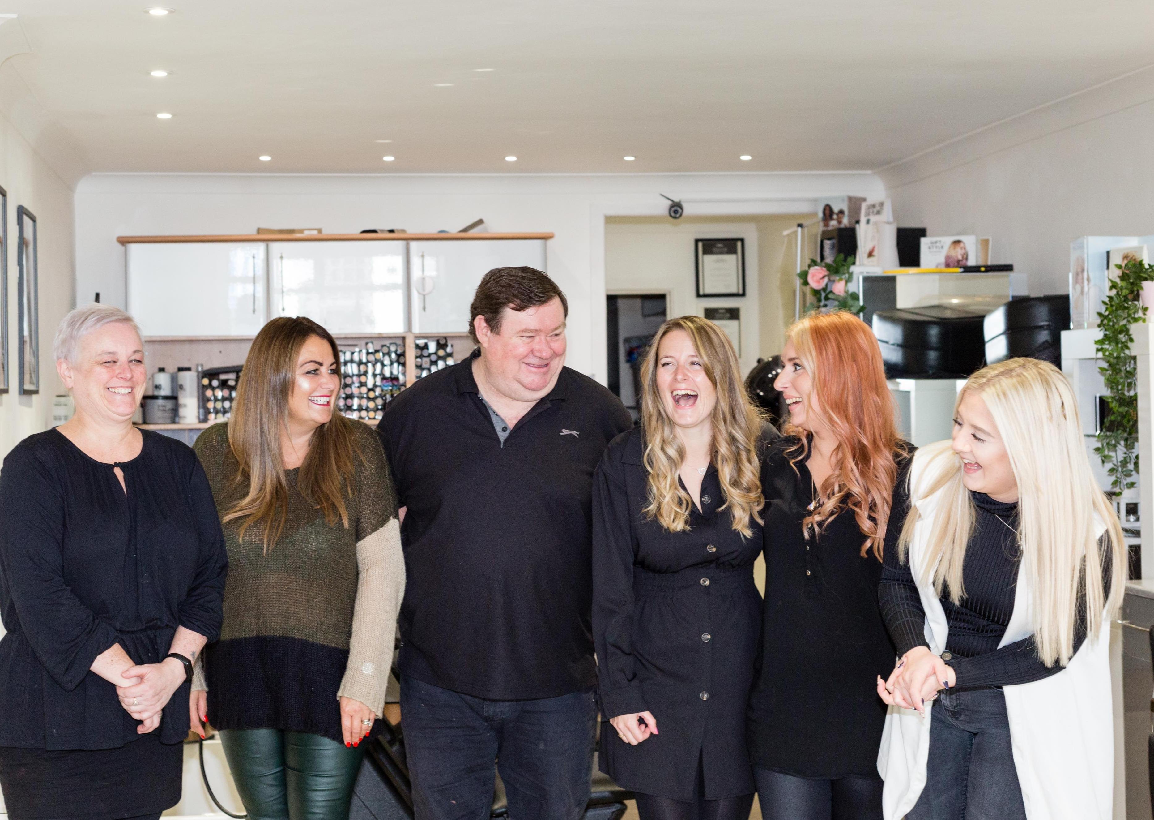 The team at Reflex @42 in Hassocks, which won Best Hair Salon.