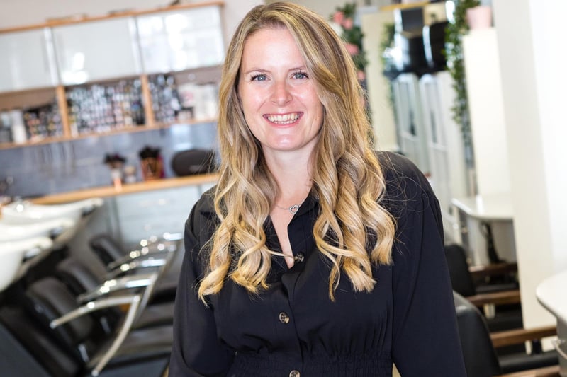 Hayley Elphick, owner of Reflex @42 in Hassocks, which won Best Hair Salon.