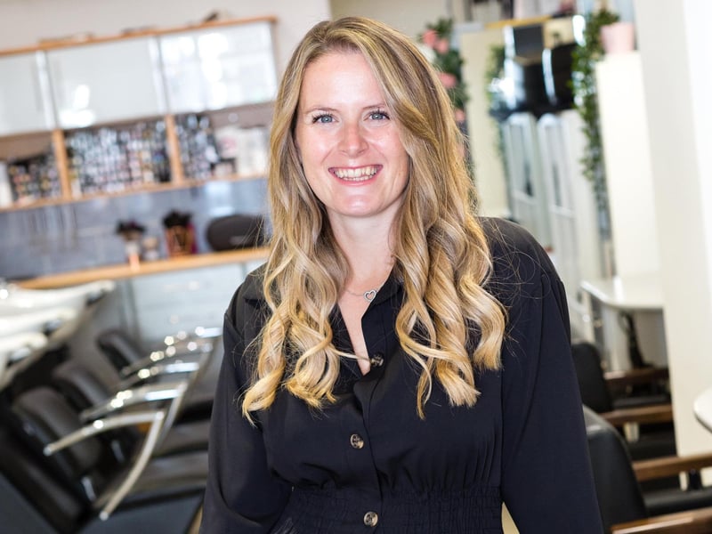 Hayley Elphick, owner of Reflex @42 in Hassocks, which won Best Hair Salon.