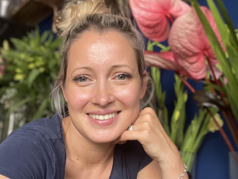 Kelly Harding, owner of Bella June Flowers, which won Best Florist.