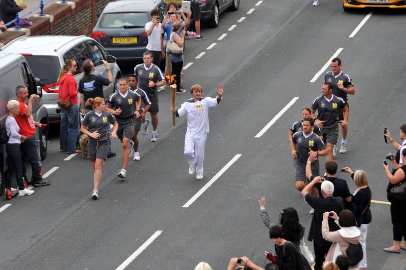 Olympic Torch Relay. July 17th 2012 E29051N ENGSUS00120120718082822