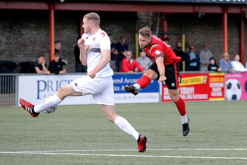 Action from Lewes' 3-2 win at Eastbourne Borough / Pictures: Lydia and Nick Redman