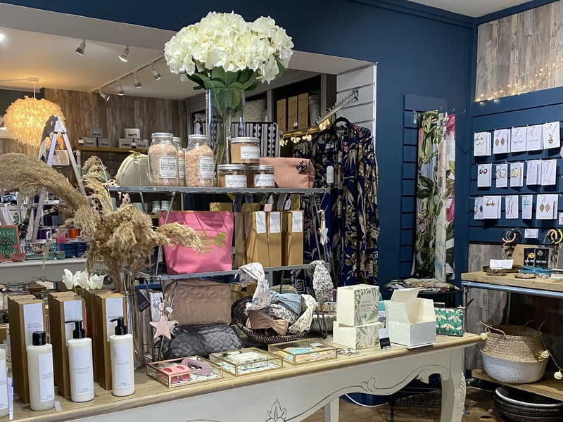Indigo in Hassocks, which won Best Gift Shop in the Muddy Stiletto Awards 2021.