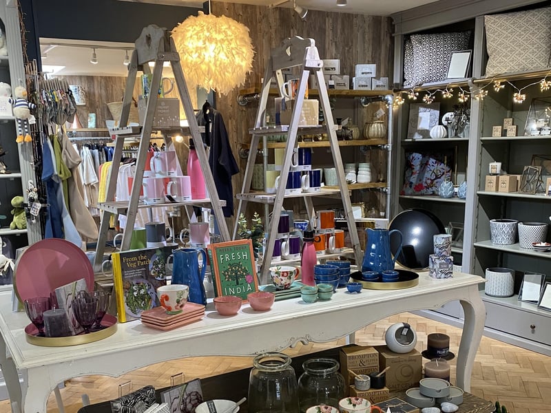 Indigo in Hassocks, which won Best Gift Shop in the Muddy Stiletto Awards 2021.