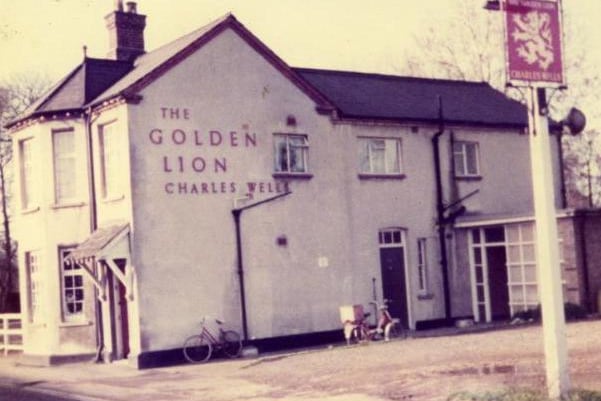 The Golden Lion was on Goldington Road. This pub was demolished and rebuilt in 1983 and, in turn, demolished in 2005 and replaced with a Frankie & Benny's restaurant, which is now also shut