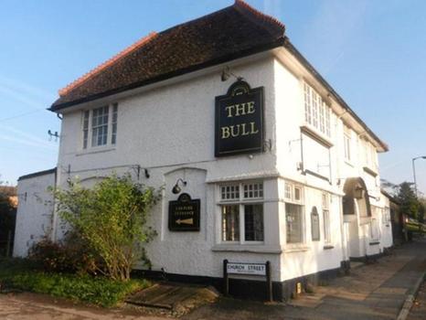 The Bull was situated at 1 Chipperfield Road, Bovingdon. This pub is the subject of a planning application involving demolition and replacement with new residential units.