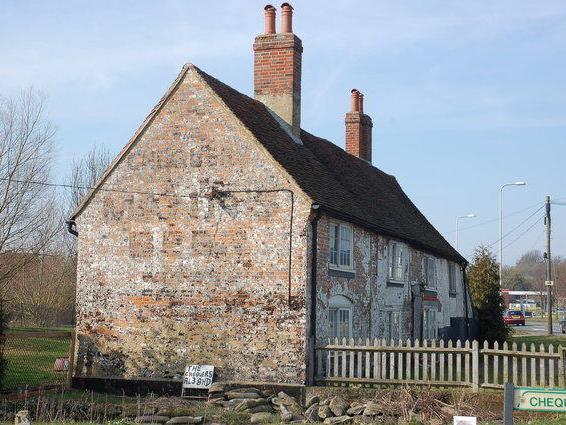 The Chequers was situated on London Road, Flamstead. This grade-II listed building closed in the 1950s and is now used as a private house.