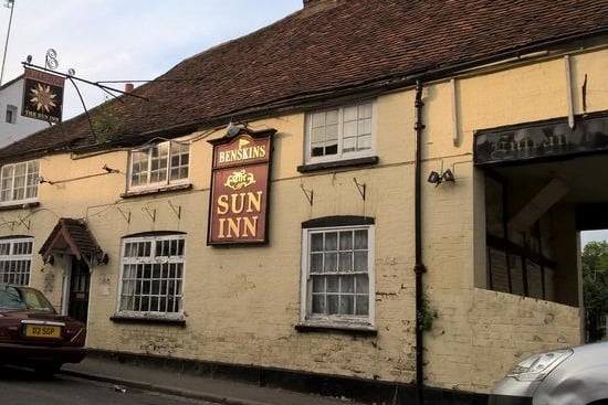 The Sun Inn was situated at 101 High Street, Markyate. This pub closed in 2014, the Grade II listed building has now been converted into a family home