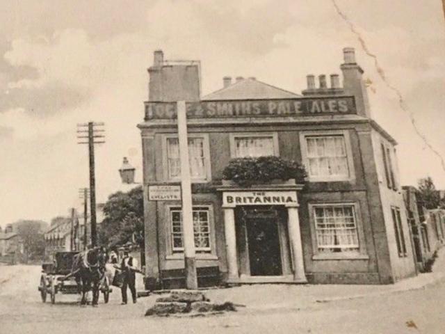 The Britannia was situated at the junction of Western Road and Park Road, in Tring. Following closure in the early 1980s, it is now used as a private dwelling named Norfolk House.