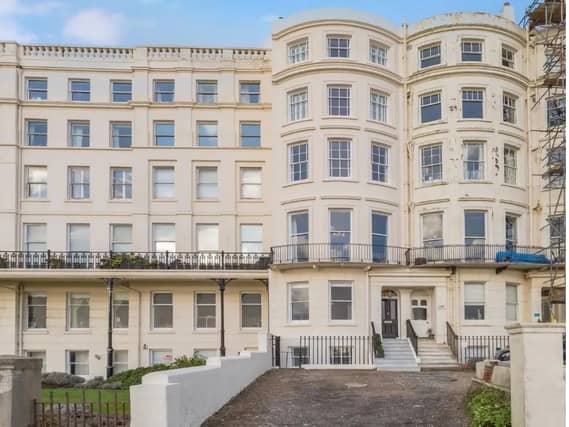 The entrance to the property which offers sea views