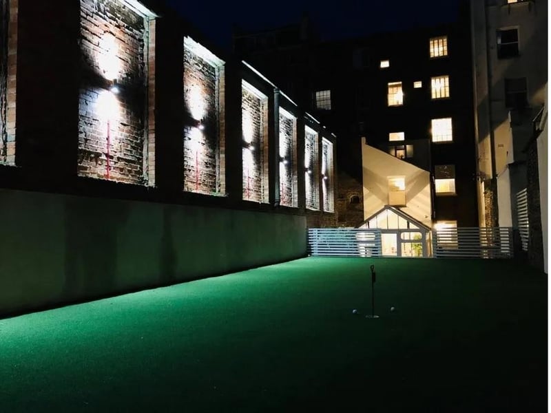 The putting green
