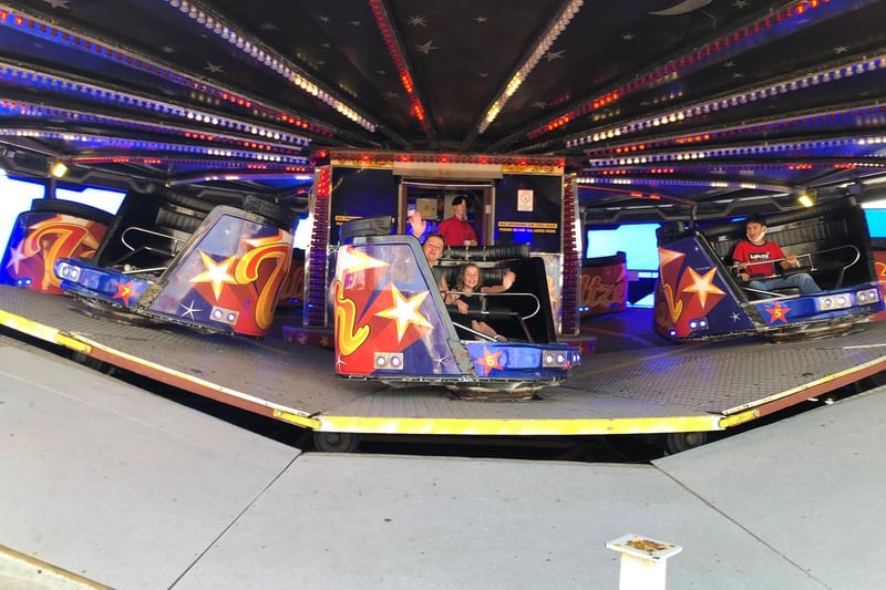 Going for a spin on the waltzers