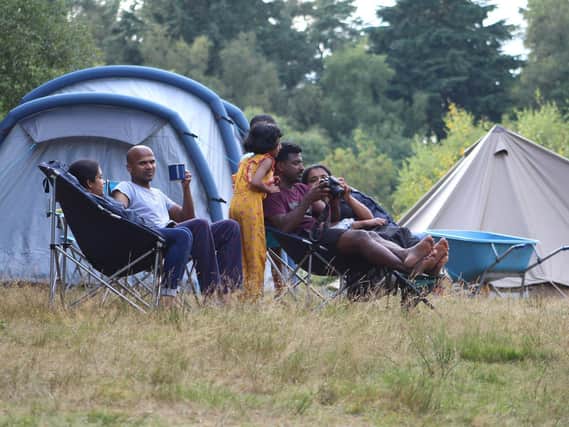 Beech Estate campsite near Battle, East Sussex is a beautiful woodland campsite  offering forest camping and wild glamping bell tents.