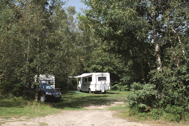 Graffham Camping and Caravanning Club Site in West Sussex is in the heart of the South Downs National Park and has pitches surrounded by trees.