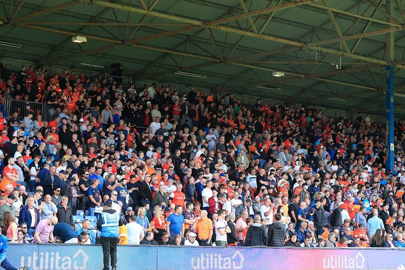 Luton's fans turned out in their numbers for the beginning of the season.
