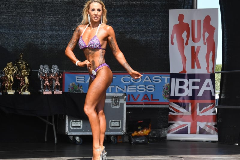 Body building competitions were part of the fun at the East Coast Fitness Festival.