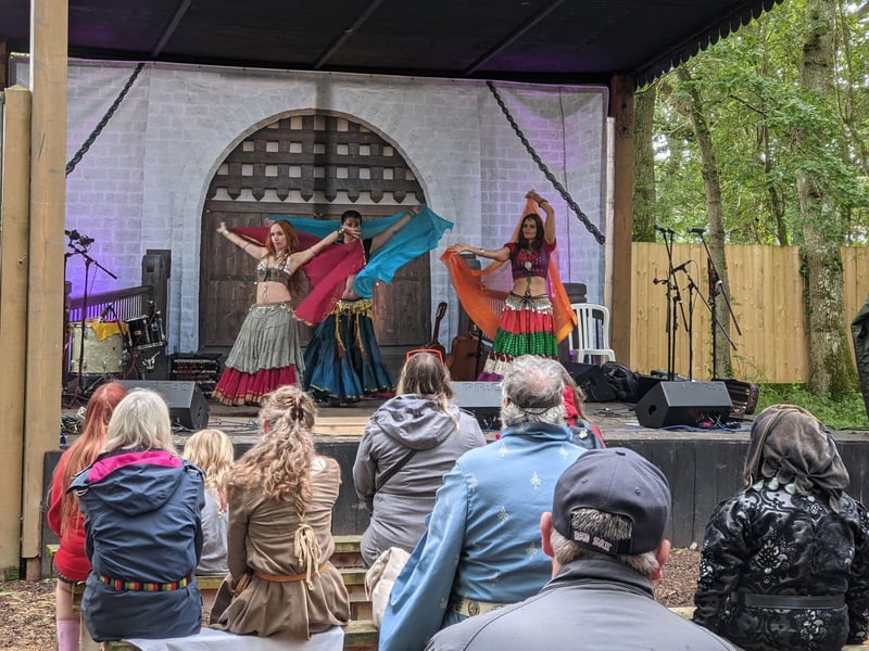 Crowds enjoyed the Loxwood Joust despite the mud