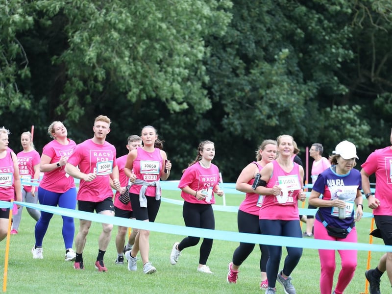 The 10k race sets off
