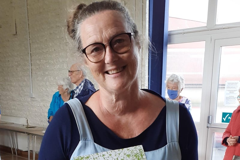 Julie Knight, a major prizewinner at East Preston & Kingston Horticultural Society's summer show. Picture by Graham Lewis and not for resale.