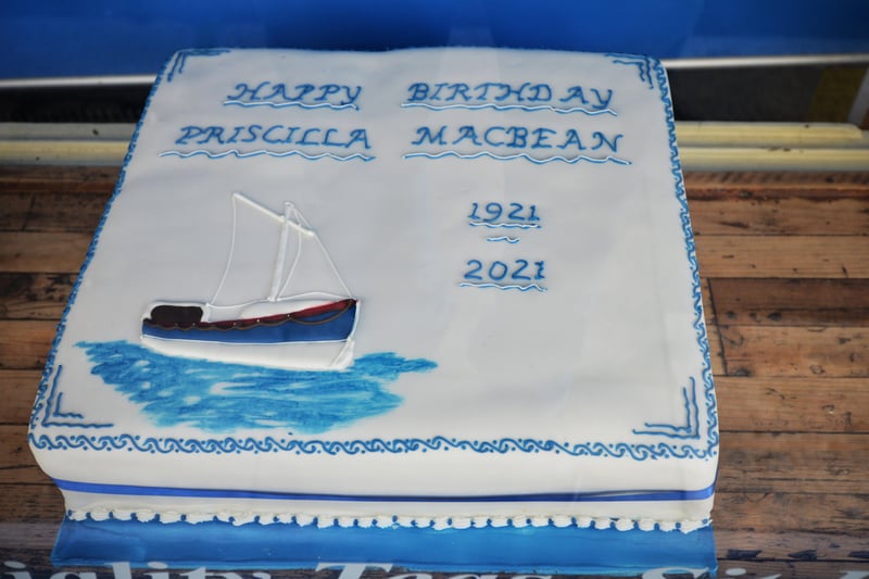 100th birthday celebration procession for the Priscilla MacBean lifeboat in Hastings Old Town. SUS-210608-131921001