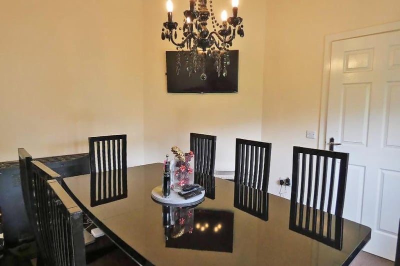 There's also a separate dining rooms for more formal occasions