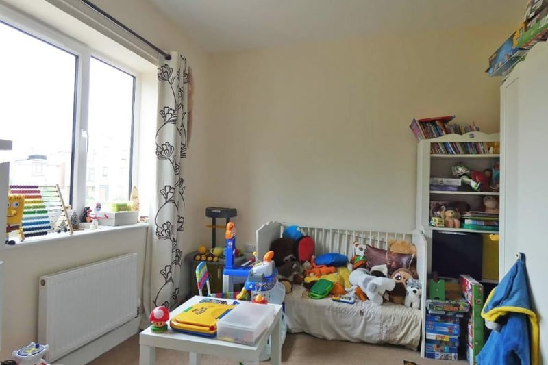 This bedroom has been used as a playroom