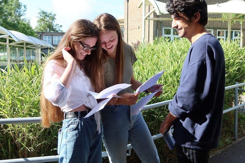 Beacon Academy students celebrate their results