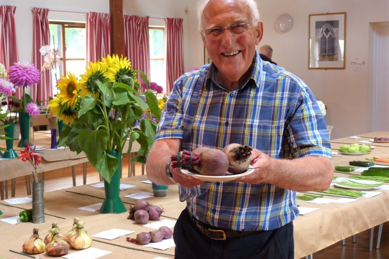 Sutton and District Horticultural Society chairman John Collis