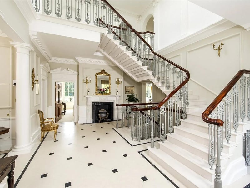 The reception hall