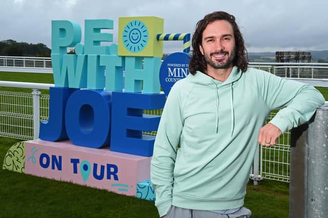 The Body Coach aka Joe Wicks Begins PE With Joe UK Tour on August 09, 2021 in Chichester, England. (Photo by Eamonn M. McCormack/Getty Images) SUS-211008-082301001