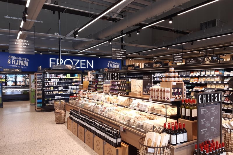The Courier was given access to the new M&S Food store, which will open at Leamington Shopping Park tomorrow (Wednesday August 11). The cheese and wine section is well stocked and ready for when the store opens.
