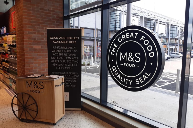 The Courier was given access to the new M&S Food store, which will open at Leamington Shopping Park tomorrow (Wednesday August 11). The click and collect section will be open for online shopping pickups.