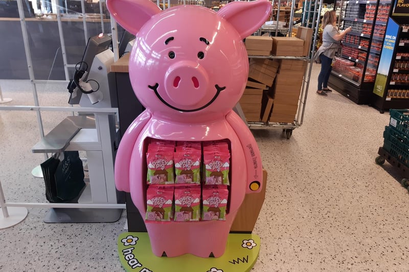 The Percy Pig sweet stand is one of the interactive parts of the store aimed at making the shopping experience more fun for children.