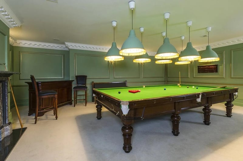 The billiards room