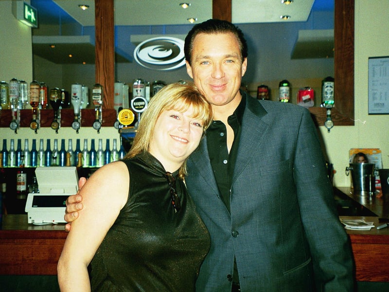 Martin Kemp at Peterborough's Liquid nightclub in 2001