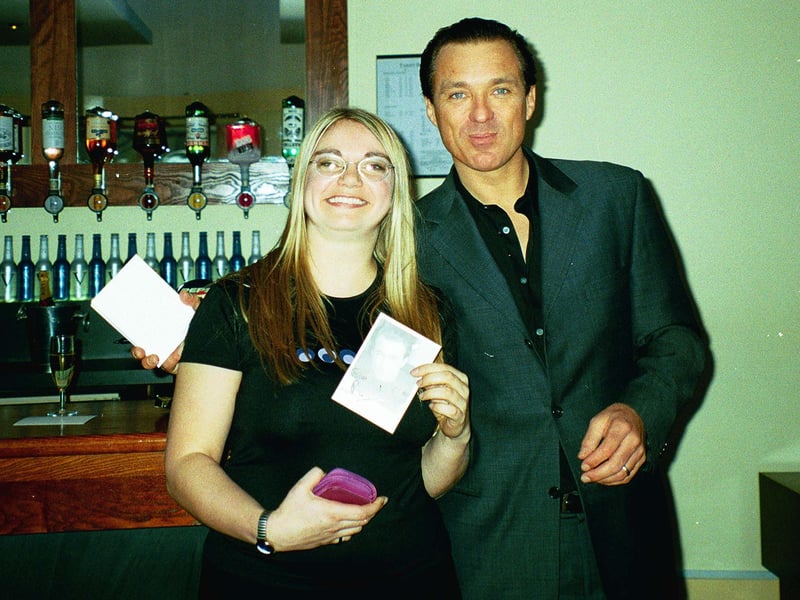 Martin Kemp at Peterborough's Liquid nightclub in 2001