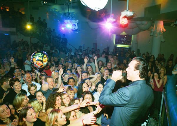 Martin Kemp at Peterborough's Liquid nightclub in 2001