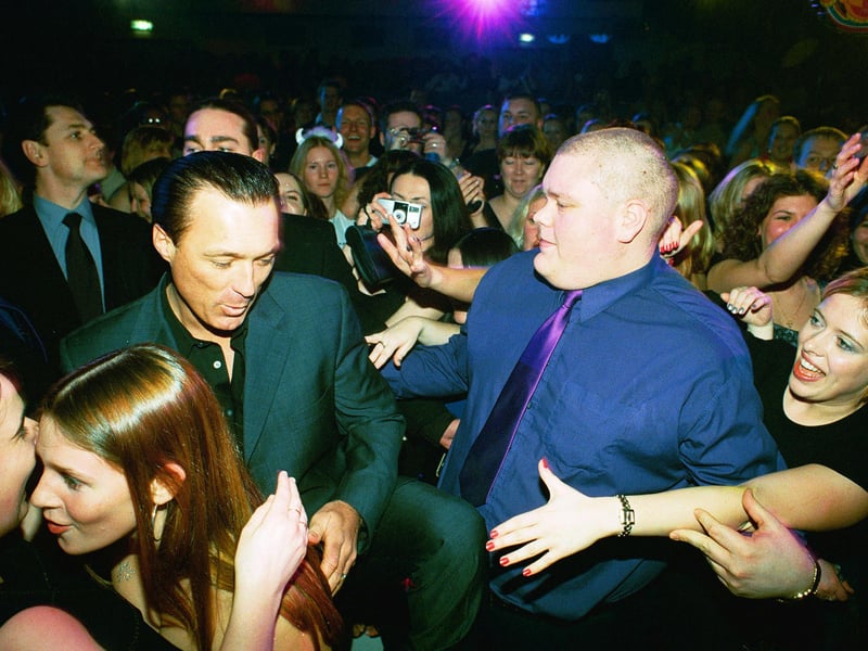 Martin Kemp at Peterborough's Liquid nightclub in 2001