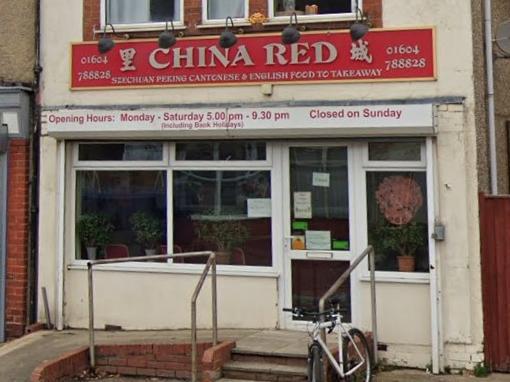 China Red; Broadway, NN3 2PU; inspected March 11, 2020