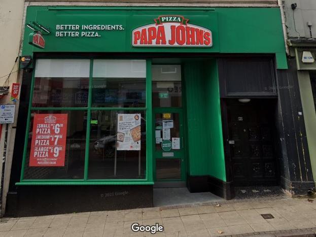 Papa Johns; Bridge Street, NN1 1PA, inspected January 29, 2020