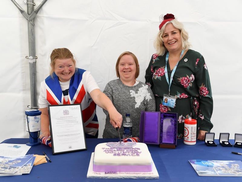 MK SNAP celebrated with a party and a cake