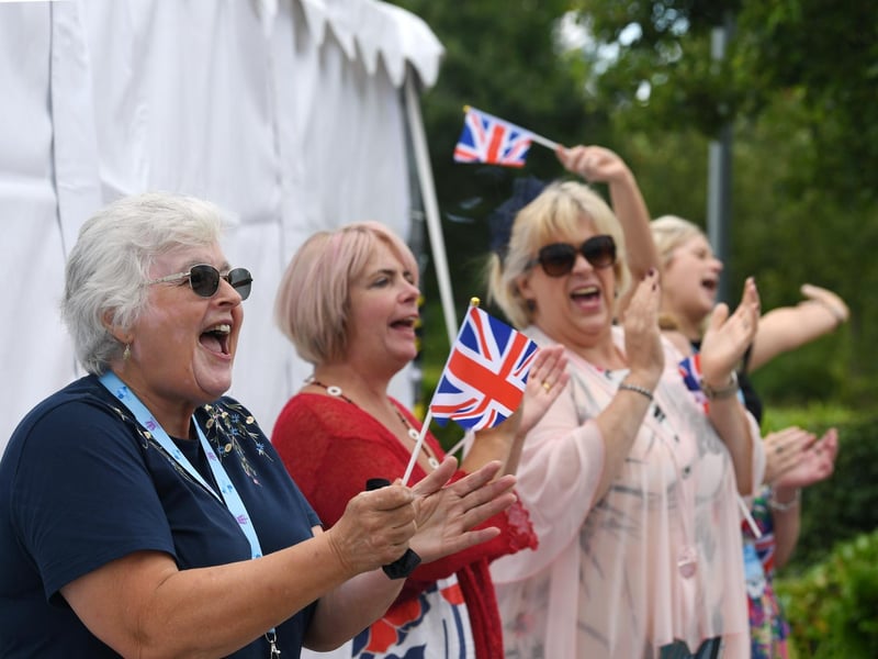 A cheer for the volunteers