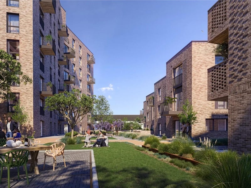 A two bed flat in Lewes Road, Brighton has a guide price of £414,000
