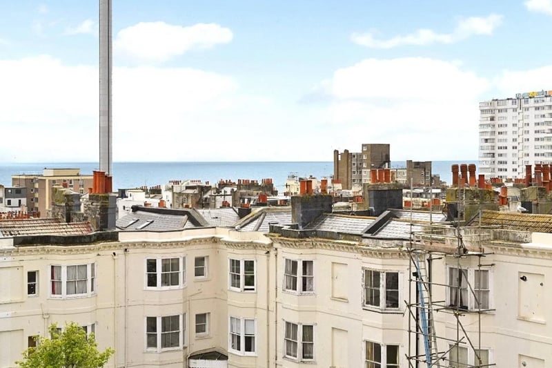 A new one bed flat in Clarence Square, Brighton is for sale at £380,000