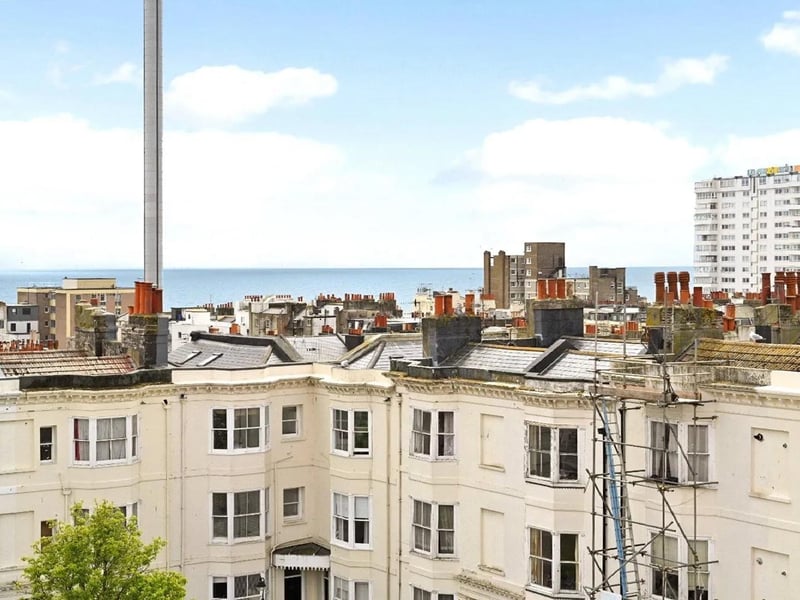 A new one bed flat in Clarence Square, Brighton is for sale at £380,000